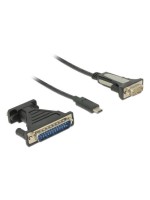 Delock Adapter USB TypeC zu Seriell,, Chipsatz: FTDI 232R, L: 1,8m