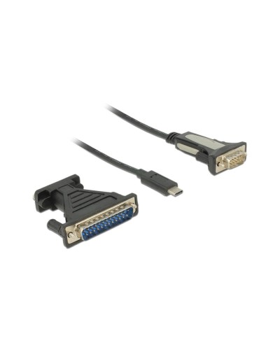 Delock Câble adaptateur USB Type-C - RS-232 DB9 ;DB25 1.8 m