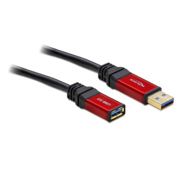 Delock Câble de prolongation USB 3.0 Premium USB A - USB A 2 m Delock Câble de prolongation USB 3.0 Premium USB A - USB A 2 m