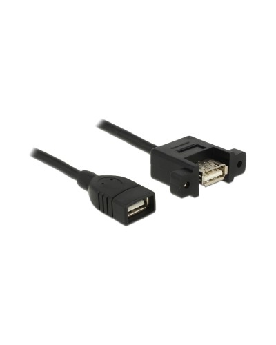 Delock Câble rallonge à encastrer USB 2.0 USB A - USB A 1 m