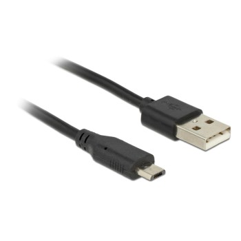 Delock USB2 Kabel A-Stecker - Typ-C, 1.5m, 480Mbps, mit LED Ladestatusanzeige