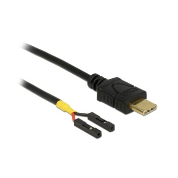 USB Stromcable USB-C for 2x Postenbuchse, 20cm USB Stromcable USB-C for 2x Postenbuchse, 20cm