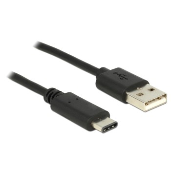 USB2.0-Kabel A-TypC: 50cm, schwarz, max. 480Mbps, Typ-C USB2.0-Kabel A-TypC: 50cm, schwarz, max. 480Mbps, Typ-C