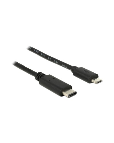 Delock Câble USB 2.0 USB C - Micro-USB B 0.5 m