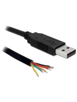 Delock 1.8m USB-Seriel TTL cable, offen, Chipsatz: FTDI 232RL, 3.3Volt