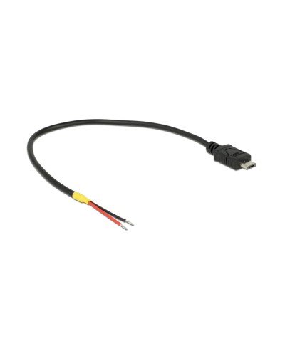 Delock Câble électrique USB Micro-USB B - Ouvert 0.2 m