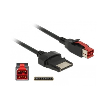 Delock PoweredUSB cable Stecker 24 V, 8 Pin Stecker, 5 m Delock PoweredUSB cable Stecker 24 V, 8 Pin Stecker, 5 m