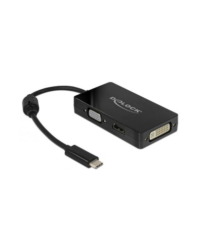 Delock Multiadaptateur 63925 USB-C - DVI-D/HDMI/HDMI/VGA