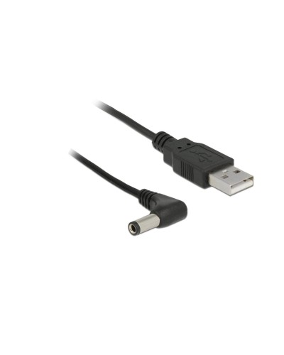 Delock Câble électrique USB Bouchon creux 5.5/2.5mm USB A - Spécial 1.5 m