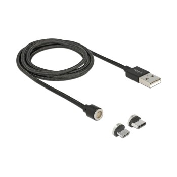 USB2.0-Ladekabel magnetische Stecker, nur Laden für USB-MicroB, Typ-C USB2.0-Ladekabel magnetische Stecker, nur Laden für USB-MicroB, Typ-C