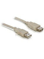 USB2.0-Verlängerungscable, 3m, beige, A Stecker beidseitig einsteckbar