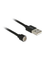 USB2.0-Ladecable magnetischer Anschluss, ohne Adapter, 1.1m, black 