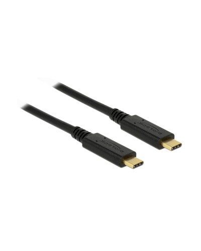 Delock Câble USB 3.1 10Gbps, jusqu'à 5A, 100Watt USB C - USB C 0.5 m