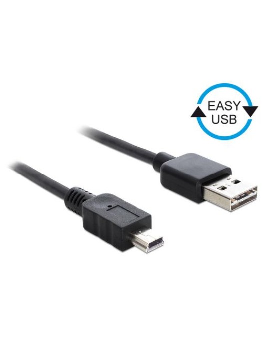 Delock Câble USB 2.0 EASY-USB USB A - Mini-USB B 2 m