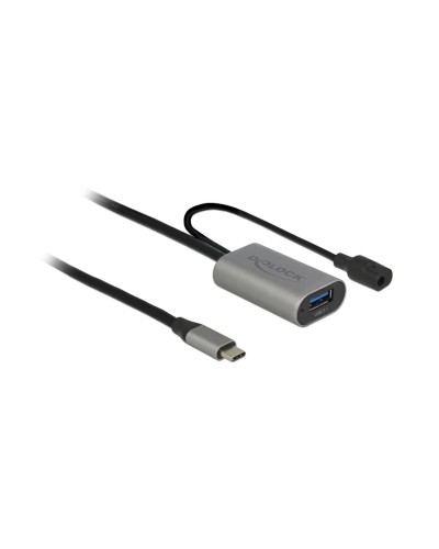 Delock Câble de prolongation USB 3.0 activement USB C - USB A/Spécial 5 m