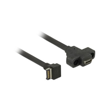 USB cable intern 45cm,Pinheaderverlängerung, USB3.1-Stecker 20Pin for USB-C-Buchse USB cable intern 45cm,Pinheaderverlängerung, USB3.1-Stecker 20Pin for USB-C-Buchse