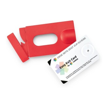 Easy Exit Outil de sauvetage format carte EC Fonction marteau d'urgence/coupe ceinture