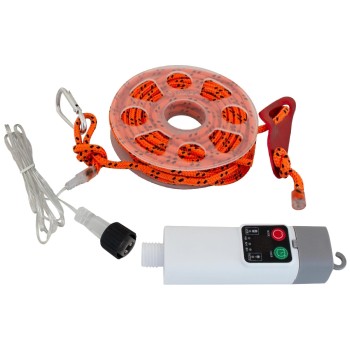 Deco-Abspannleinen with Beleuchtung, Wiederaufladbar Orange