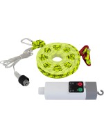 Eurotrail Cordes de haubanage déco avec éclairage 5m Jaune flou