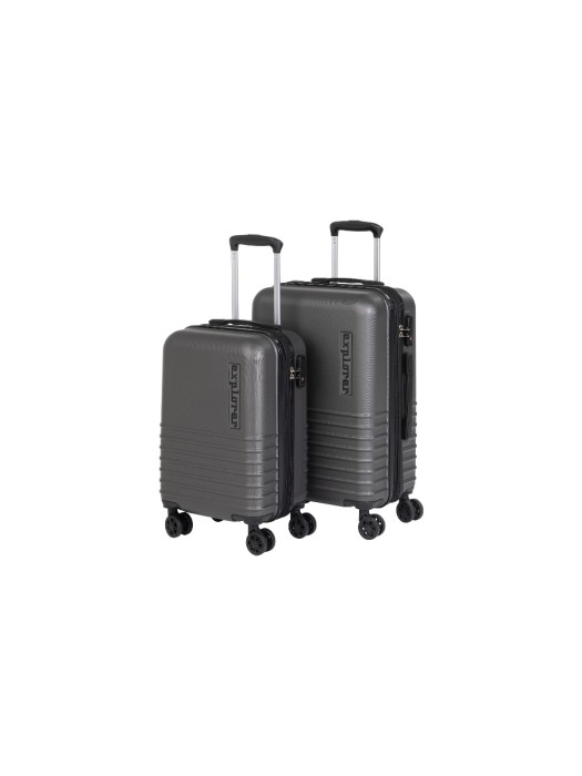 KOOR Set de valises de voyage Explorer 2 pièces,anthracite