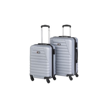 KOOR 2-piece travel suitcase set, silver grey, 36 and 62 litres KOOR 2-piece travel suitcase set, silver grey, 36 and 62 litres