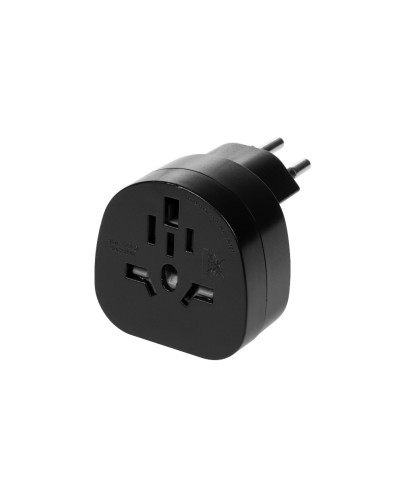 FURBER.power Adaptateur de voyage Monde – CH, Noir