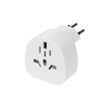 FURBER.power Adaptateur de voyage Monde – CH, Blanc FURBER.power Adaptateur de voyage Monde – CH, Blanc