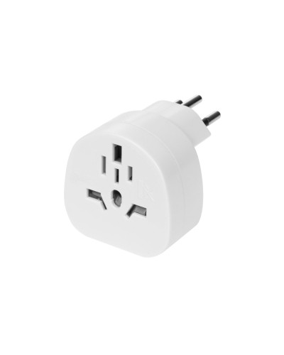 FURBER.power Adaptateur de voyage Monde – CH, Blanc