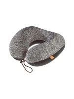 GOTravel Coussin de voyage Memory ZZZs Gris/Orange