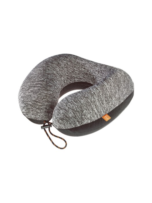 GOTravel Coussin de voyage Memory ZZZs Gris/Orange