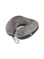 GOTravel Coussin de voyage Memory ZZZs Bleu/Gris