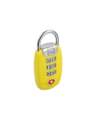 GOTravel Gepäckschloss Big Dial Twist, yellow