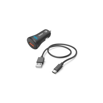 Hama Car Charger USBC 19.5W Black, 19.5W, 1.5m schwarz