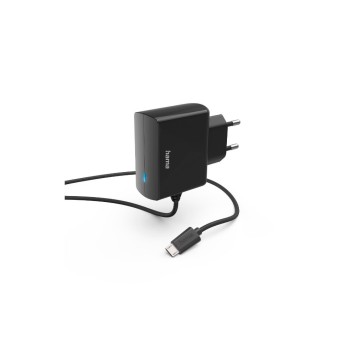 Hama Wallcharger Micro-USB 6W, 1m Schwarz