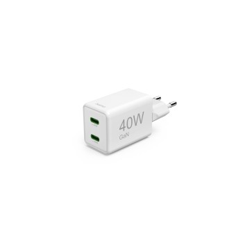 Hama Gan charger 2x USBC 40W, 40W weiss