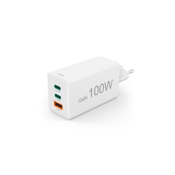 Hama Gan charger 1x USBA 2x USBC 100W, 100W weiss
