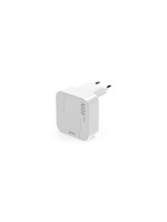 Hama Schnellladegerät, GaN, 2x USB-C, faltbares Mini-Ladegerät, PD, 40 W, white