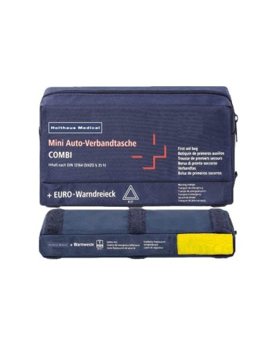Holthaus Medical Trousse de secours Mini Premiers Secours, 3 en 1