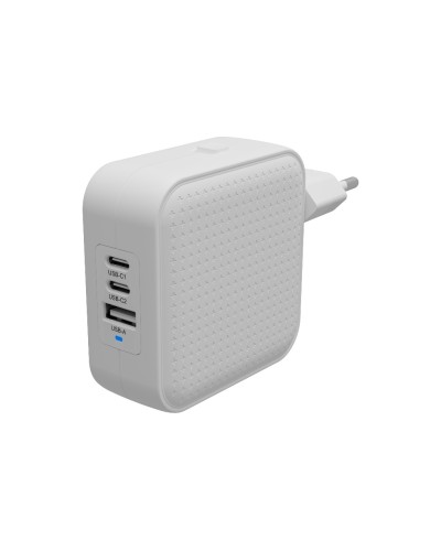 Hyper 70W USB-C GaN Travel Charger, 3C+1A, weiss