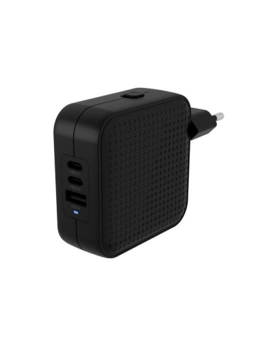 Hyper 70W USB-C GaN Travel Charger, 3C+1A, black 