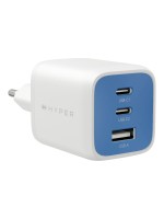 HYPER Chargeur mural USB Flex GaN 65 W, 2 ports USB-C et 1 port USB-A