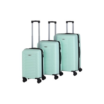 KOOR Set de valises de voyage Manille 3 pièces, menthe KOOR Set de valises de voyage Manille 3 pièces, menthe
