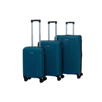 KOOR Set de valises de voyage Manille 3 pièces, pétrole KOOR Set de valises de voyage Manille 3 pièces, pétrole