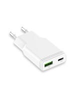 LMP Chargeur mural USB 30 W USB-A USB-C Dual Power Ultra Slim