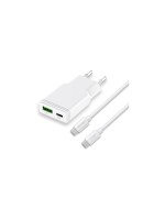 LMP Chargeur mural USB 30W USB-A/C Dual Power Ultra Slim avec 1x câble de charge USB-C