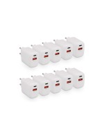 LMP Wall Charger, 20W Dual-Port USB-C USB-A 3.0 10er Pack