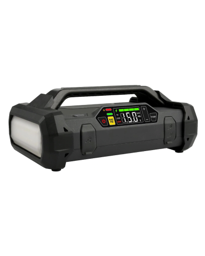 Lokithor Jump-starter, power-bank, jump-starter with display and compressor, LED