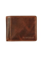 Maverick Original Portemonnaie compact, cuir, RFID, braun