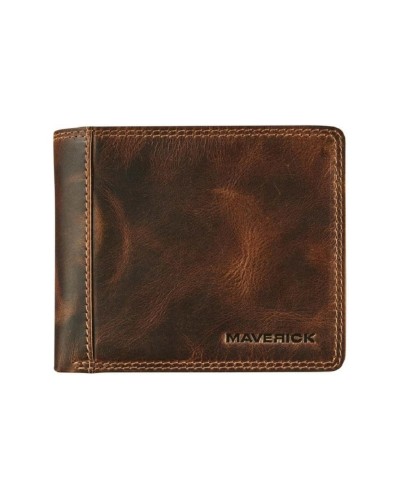 Maverick Original Portemonnaie, cuir, RFID, braun