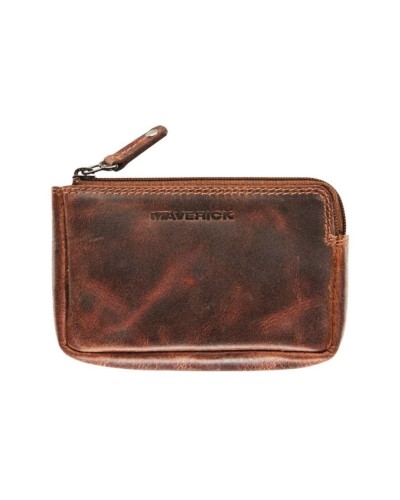Maverick Original Portemonnaie, Leder, RFID, braun